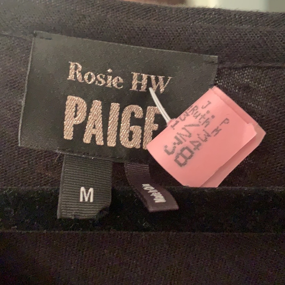 Paige Rosie HW Linen Cassandra tee size medium - Picture 6 of 8